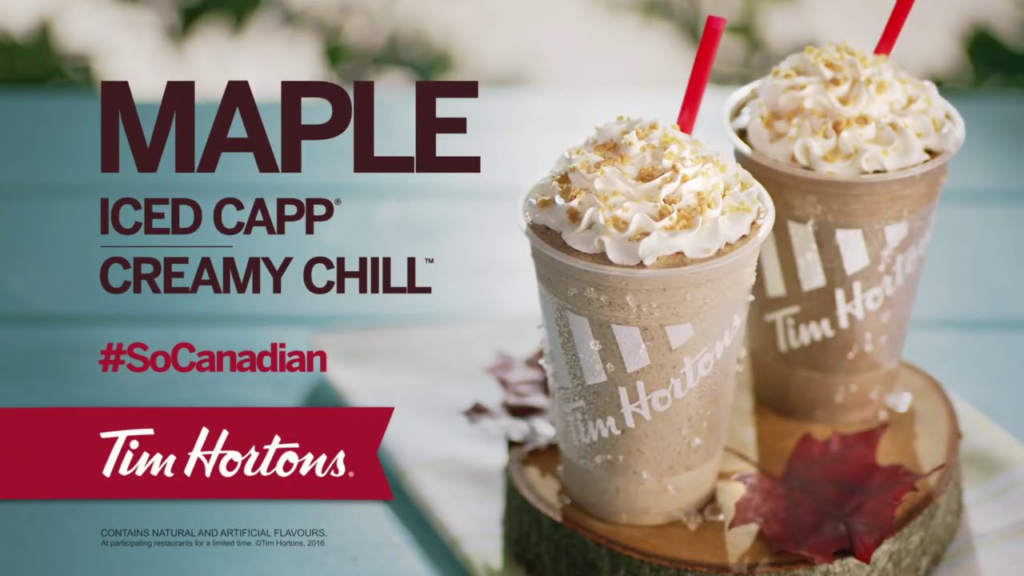 Discontinued Tim Hortons Menu 